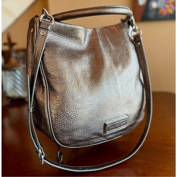 MARC BY MARC JABOBS "Too Hot to Handle" Hobo Crossbody/Shoulder Bag in Gunmetal - Picture 15 of 16